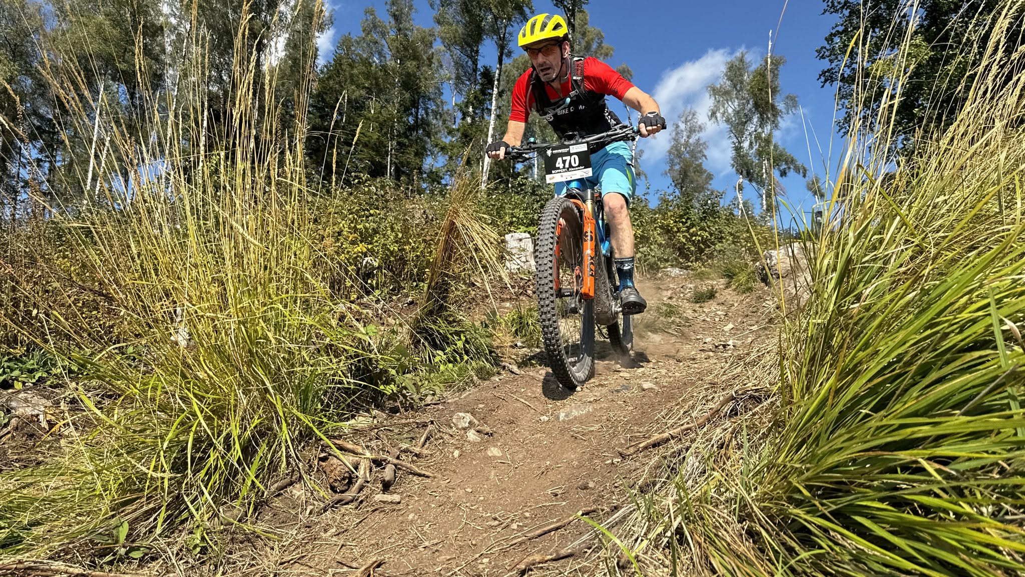 Alexander Boppert beim eMTB Enduro Rennen